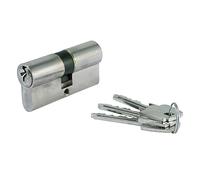Tesa Assa Abloy, 52003030N, Cilindro Estándar, TE5, Leva Corta, Llave - Llave, Niquelado, 30 x 30 mm