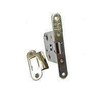 Tesa Assa Abloy - Cerradura de doble cerrojo para alto tráfico, 2004U, Frente Redondeado, Inoxidable