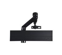 Tesa Assa Abloy CT280025NE Cierrapuertas Brazo Articulado Para Puertas Negro Sin Retención CT2800
