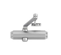 Tesa Assa Abloy DC120-1-DEV1- Cierrapuertas Brazo Articulado Para Puertas Plata DC120 Con Retenedor