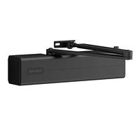 Tesa Assa Abloy DC340-D9005, Cierrapuertas de guía deslizante o brazo articulado, Negro