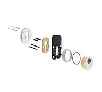Tesa Assa Abloy E70026LN Escudo De Seguridad, Latón Niquelado