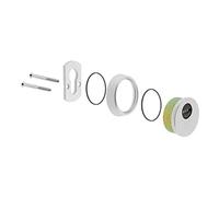 Tesa Assa Abloy E700L26CM Escudo de alta seguridad E700L para protección de cerradura, Cromo Mate