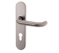 Tesa Assa Abloy MSI0L872IS16 Juego de Manillas, Plata, 72 mm