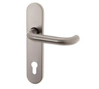 Tesa Assa Abloy MSI0L885IS16 Juego de Manillas, Plata, 85 mm