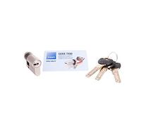 Tesa Assa Abloy MX803010N: Cilindro europeo TX80, 30 x 10 mm, acabado niquelado, compatible con cerraduras de perfil europeo, uso residencial y comercial, instalación sencilla