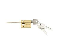 Tesa Assa Abloy, TE5R3010L, Cilindro Estándar, TE5, Leva Larga, Llave - Regulable, Latonado, 30 x 10 mm