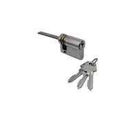 Tesa Assa Abloy, TE5R3010N, Cilindro Estándar, TE5, Leva Larga, Llave - Regulable, Niquelado, 30 x 10 mm
