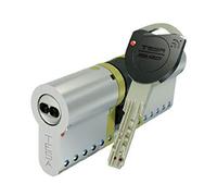 Tesa Assa Abloy TK154040L - Cilindro de alta Seguridad TK100, Latonado, 40 x 40 mm