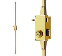 Tesa Assa Abloy TS30T6IAE Cerradura Multipunto de Sobreponer, Acero Esmaltado