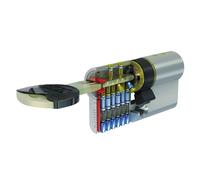 Tesa Assa Abloy – Cilindro de alta seguridad TX80 TX853030L 30x30 latonado