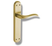 Tesa Assa Abloy TX853080L Cilindro de Alta Seguridad TX80 Doble Embrague Latonado 30 x 80 mm Llave - Llave Leva Larga