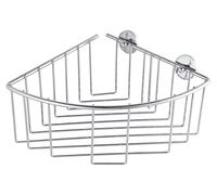 tesa Baath Cesta de ducha, de metal cromado, autoadhesiva, tecnología de montaje adhesiva, 115 x 205 x 210 mm