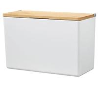 Tesa baboo beige, blanco plástico organizador de baño