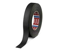 tesa Band 4541 | Cinta textil flexible y resistente sin revestimiento, malla 145, longitud: 50 m, varios colores y anchuras (15 mm, negro)