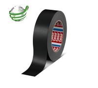 tesa band 4651 - Cinta textil prémium de alto rendimiento, varios anchos y colores (50 mm x 50 m, color negro)