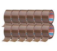 tesa Cinta Adhesiva del paquete cinta adhesiva (66 m x 50 mm) (12 Rollos/Marr?n)