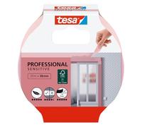 tesa Cinta de Carrocero PAPEL PINTADO - Cinta de Enmascarar Fina - Para un Enmascaramiento Preciso - Adecuada para Superficies Interiores Sensibles - 25 m x 38 mm