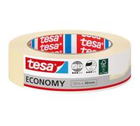 tesa Cinta de pintor ecoLogo ECONOMY – Removible hasta 4 días, sin disolventes – 50 m x 30 mm