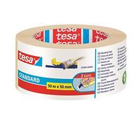 Tesa cinta de pintor standard para perfiles rectos. dimensiones: 50mx50mm., paquete de 6 unidades