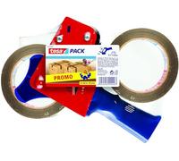 PORTARROLLO TESA PARA EMBALAJE PARA ROLLOS DE 66MTX 50MM 2 ROLLOS CINTA MARRON