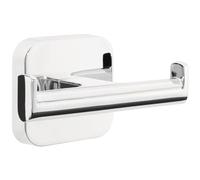 tesa Doble gancho Elegaant, autoadhesivo, metal cromado, singular diseño