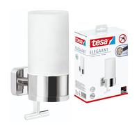 tesa Dosificador de jabón Elegaant, autoadhesivo, metal cromado, extraordinario diseño