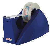 tesa Easy Cut Dispensador - Dispensador de Cinta Adhesiva Recargable y Antideslizante para Rollos de Cinta Adhesiva de hasta 33 m x 19 mm - Azul