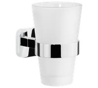 Tesa Elegaant recipiente para cepillos de dientes blanco-cromo 40443-00000-00
