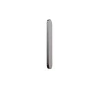 tesa escudo ciego para dispositivo antipánico de embutir, acero inoxidable AISI 316, compatible con cerraduras CF60, incluye tornillos
