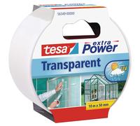 tesa extra Power Clear Duct Tape - Cinta impermeable de reparación transparente