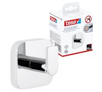 Gancho para toallas Elegaant, autoadhesivo, metal cromado, elegante diseño