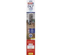 tesa Insect Stop FALT - Malla mosquitera para puertas con marco de aluminio plegable - Marco telescópico ajustable - Blanco - 80 cm x 170 cm a 100 x cm x 220 cm
