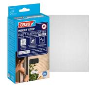 tesa Insect Stop Malla Mosquitera COMFORT para Ventanas Francesas - Mosquitera Autoadhesiva sin Necesidad de Taladrar - Gris Antracita, 120 cm x 240 cm