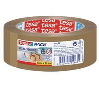 TESA Lot de 3 Rouleaux adhésif ultra emballage PVC 38mm x 66m Marron