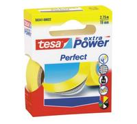 Tesa lot de 3 rubans toilé adhésif extra power 19 mm x 2,75 m jaune