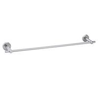 tesa Moon Colgador de toallas de pared, apariencia de acero inoxidable, autoadhesivo, tecnología de montaje adhesiva, 49 x 642 x 85 mm