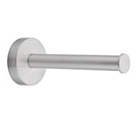 tesa Moon Portarrollos para rollo de repuesto, aspecto de acero inoxidable, autoadhesivo, tecnología de montaje adhesiva, 49 x 49 x 120 mm