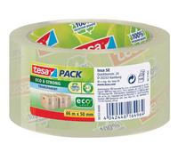 tesa pack Eco & Strong ecoLogo, Cinta de Embalaje Amigable con el Medio Ambiente
