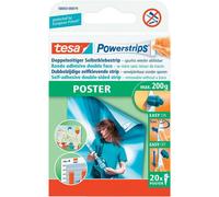 Tesa poster de tiras adhesivas powerstrips (20 unidades)
