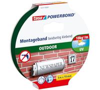 Tesa powerbond cinta adhesiva de doble cara para exteriores de 19 mm x 5 m