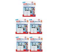 tesa Powerstrips - Clavos autoadhesivos (10 unidades), color blanco