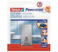 tesa Powerstrips Hook L metal rectangular