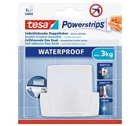 tesa Powerstrips Waterproof Duo Hook Plastic