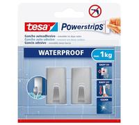 tesa Powerstrips Waterproof Hooks S metal rectangular