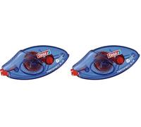 tesa Roller ecoLogo Pegamento en Cinta Permanente Ambidiestro, Rodillo Adhesivo Ecológico con Cinta PET Resistente al Rompimiento, 8.5 m x 8.4 mm (Paquete de 2)