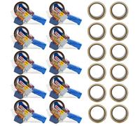 Tesa SET INICIAL 10 Dispensadores Manuales Cinta de Embalar + 22 Rollos