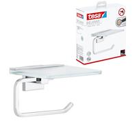 TESA 40401 - TESA deluxe soporte de papel higiénico con estante