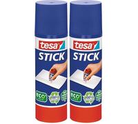 tesa Stick Pegamento en Barra ecoLogo, Barra de Pegamento sin Olor para Papel y Cartón, Sin Disolventes y Amigable con el Medio Ambiente, 1 x 40 g (Paquete de 2)