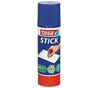 tesa Stick Pegamento en Barra ecoLogo, Barra de Pegamento sin Olor para Papel y Cartón, Sin Disolventes y Amigable con el Medio Ambiente, 1 x 40 g